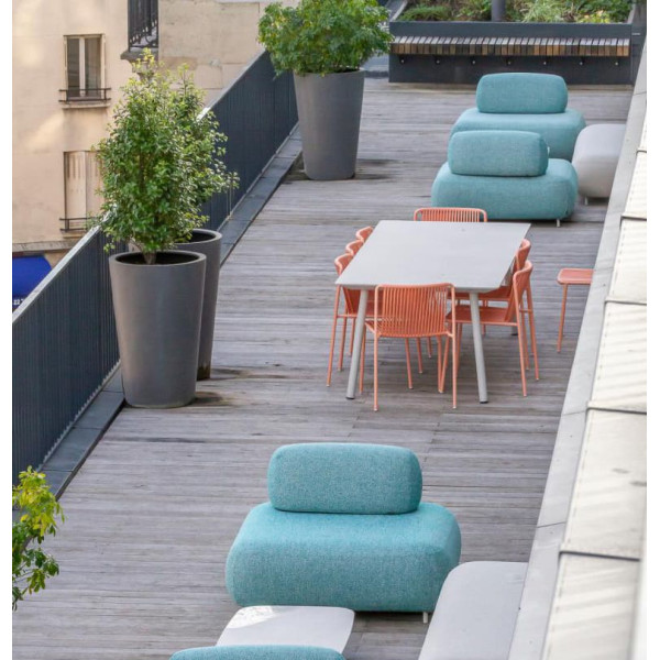 Стул уличный Pedrali Tribeca 3660/RO400E Красный-10