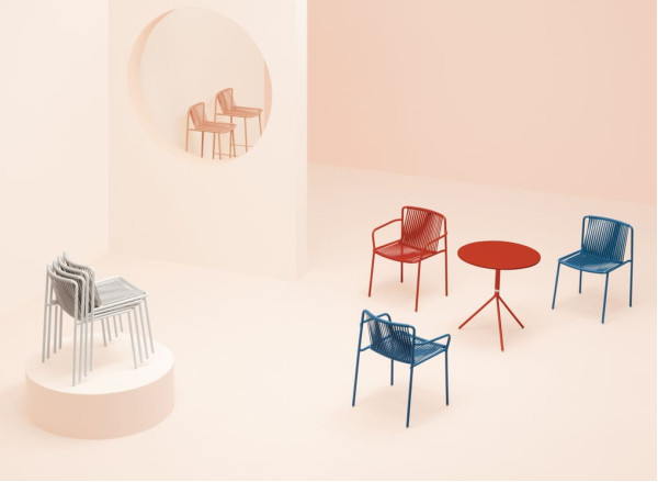 Стілець вуличний Pedrali Tribeca 3660/BI200E Білий-23