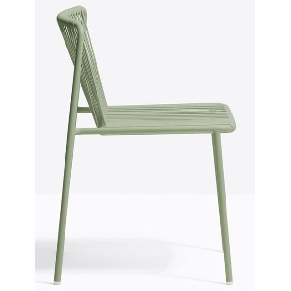 Стілець вуличний Pedrali Tribeca 3660/VE100E Зелений-2
