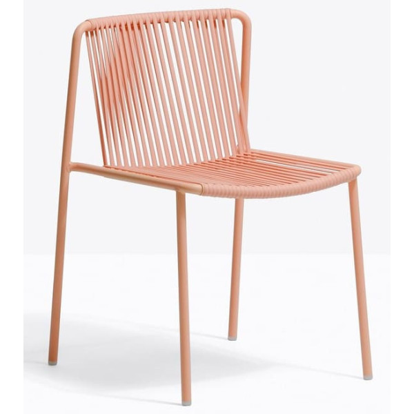 Стул уличный Pedrali Tribeca 3660/RA100E Розовый-0