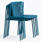 Стілець вуличний Pedrali Tribeca 3660/BL300E Синій-4-thumb