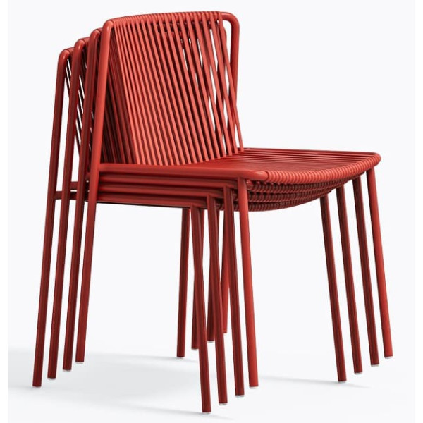 Стул уличный Pedrali Tribeca 3660/RO400E Красный-4