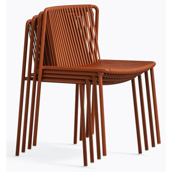 Стул уличный Pedrali Tribeca 3660/TEE Терракотовый-4