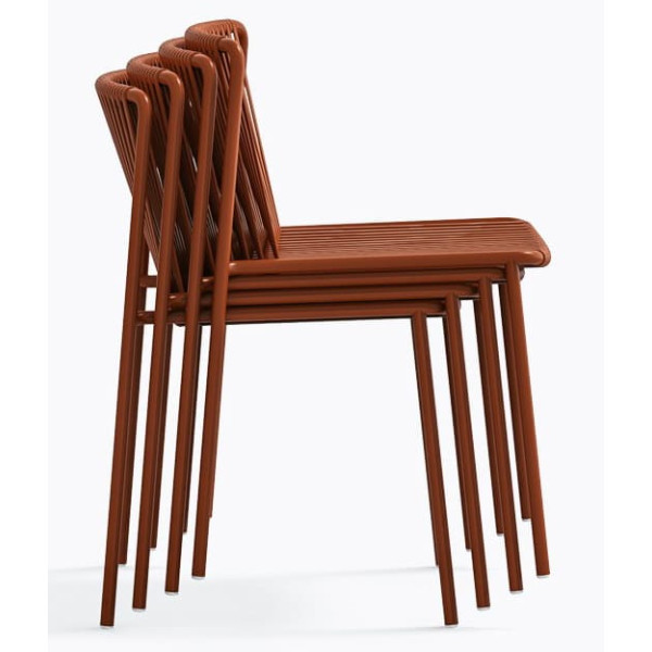 Стул уличный Pedrali Tribeca 3660/TEE Терракотовый-5