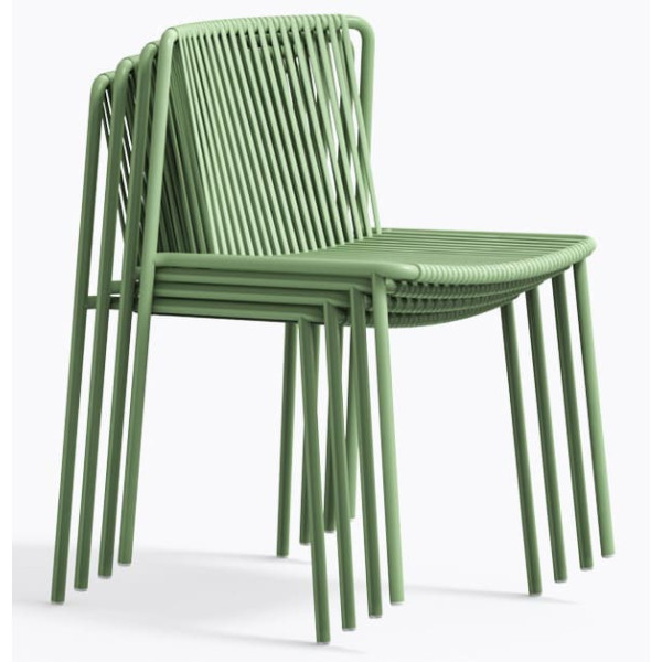 Стілець вуличний Pedrali Tribeca 3660/VE100E Зелений-4