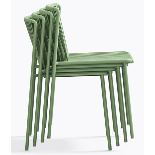 Стілець вуличний Pedrali Tribeca 3660/VE100E Зелений-5