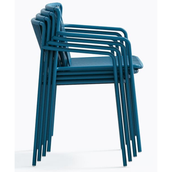 Стул уличный Pedrali Tribeca 3665/BL300E Синий-5
