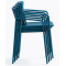 Стул уличный Pedrali Tribeca 3665/BL300E Синий-5-thumb