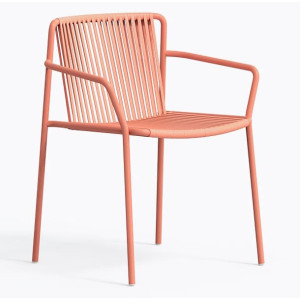 Стул уличный Pedrali Tribeca 3665/RA100E Розовый