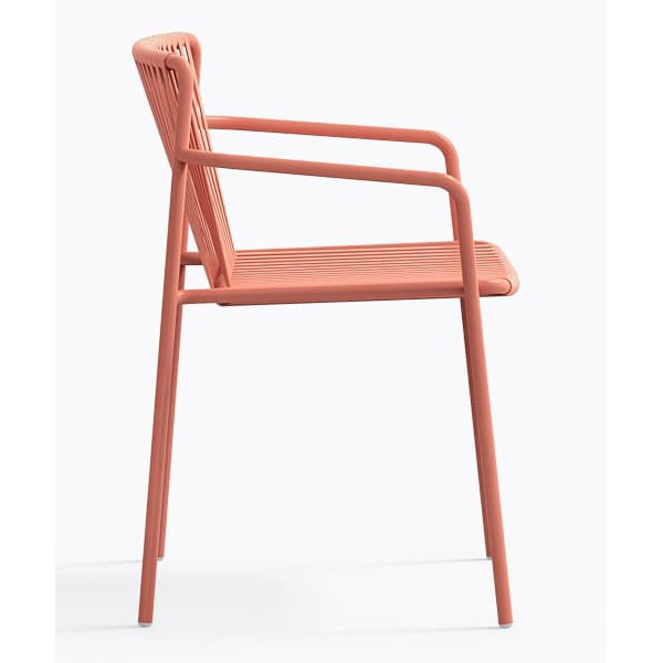 Стул уличный Pedrali Tribeca 3665/RA100E Розовый-2