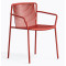 Стілець вуличний Pedrali Tribeca 3665/RO400E Червоний-0-thumb