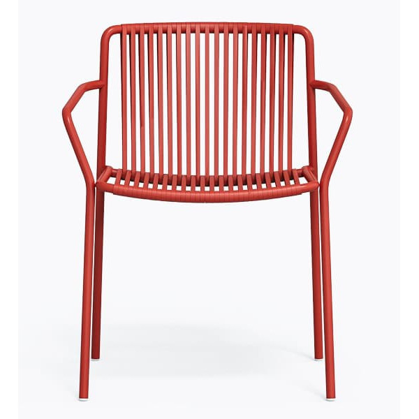 Стілець вуличний Pedrali Tribeca 3665/RO400E Червоний-1