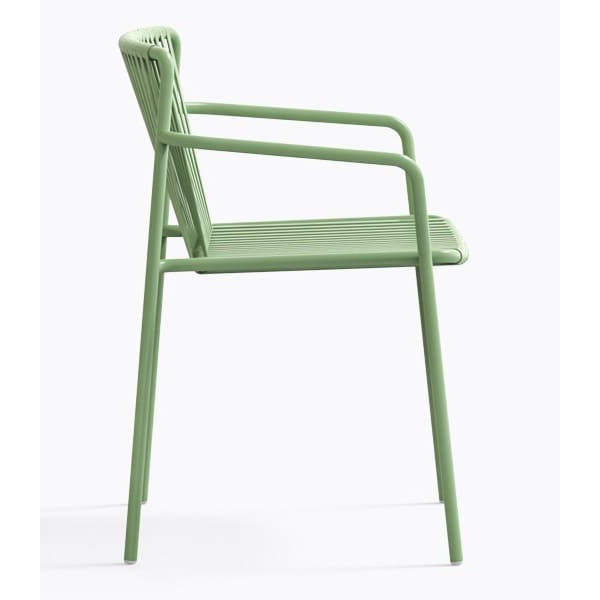 Стілець вуличний Pedrali Tribeca 3665/VE100E Зелений-2