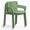 Стілець вуличний Pedrali Tribeca 3665/VE100E Зелений-4-thumb