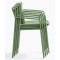 Стілець вуличний Pedrali Tribeca 3665/VE100E Зелений-5-thumb