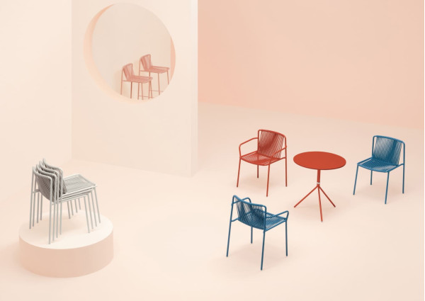 Стілець вуличний Pedrali Tribeca 3665/BI200E Білий-36