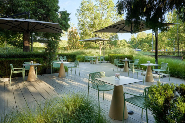 Стілець вуличний Pedrali Tribeca 3665/RO400E Червоний-21