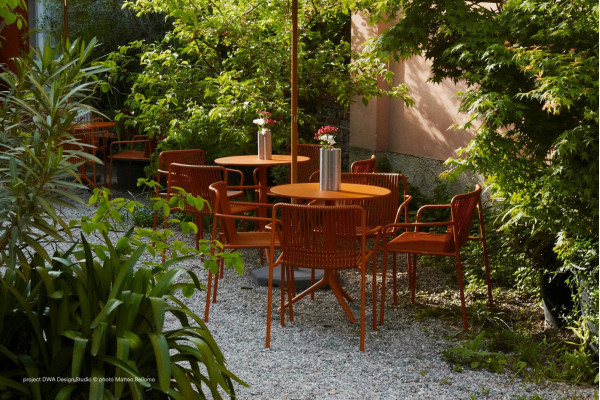 Стул уличный Pedrali Tribeca 3665/TEE Терракотовый-15