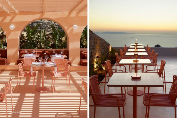 Стілець вуличний Pedrali Tribeca 3665/RO400E Червоний-23