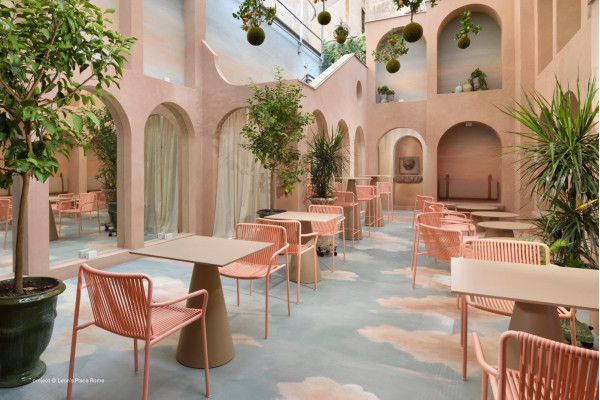 Стілець вуличний Pedrali Tribeca 3665/RO400E Червоний-25