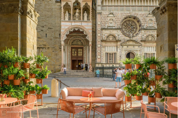 Стул уличный Pedrali Tribeca 3665/RA100E Розовый-14