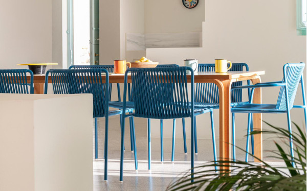 Стілець вуличний Pedrali Tribeca 3665/RO400E Червоний-12