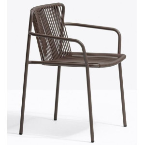 Стул уличный Pedrali Tribeca 3665/MGE Коричневый