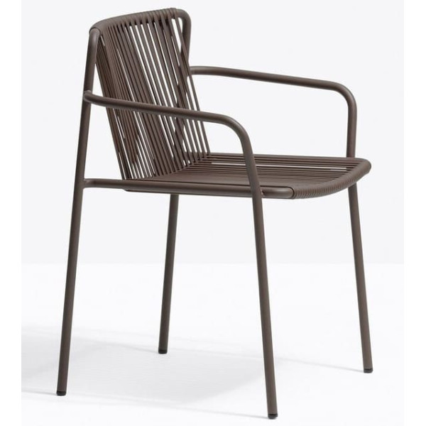 Стілець вуличний Pedrali Tribeca 3665/MGE Коричневий-0