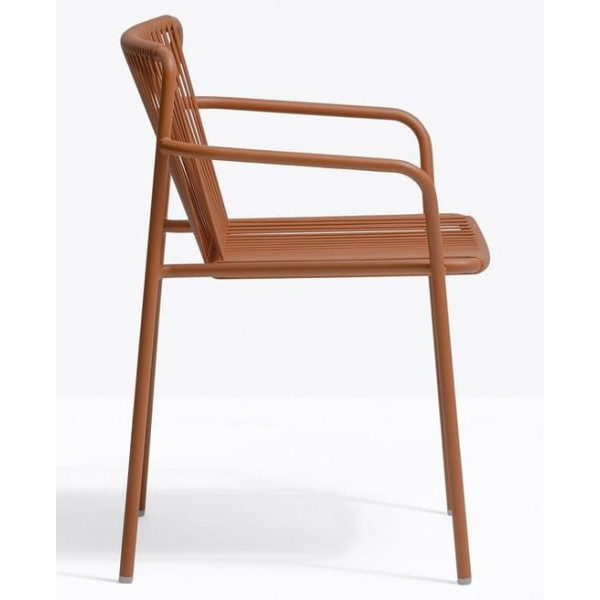 Стул уличный Pedrali Tribeca 3665/TEE Терракотовый-2