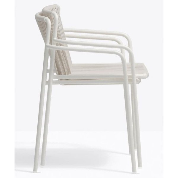 Стілець вуличний Pedrali Tribeca 3665/BI200E Білий-3
