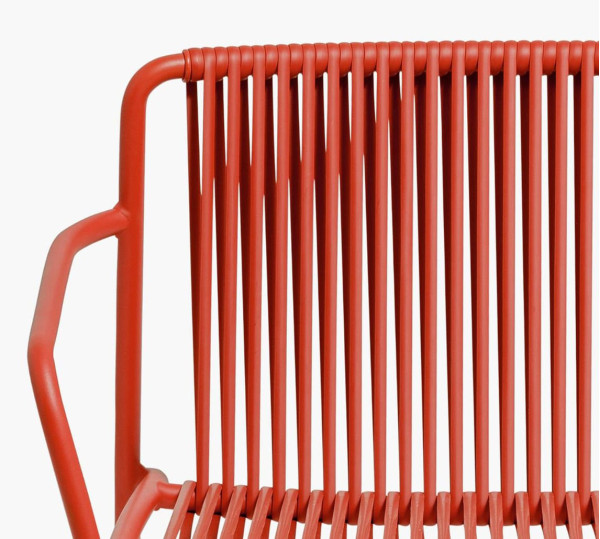 Стілець вуличний Pedrali Tribeca 3665/RO400E Червоний-4