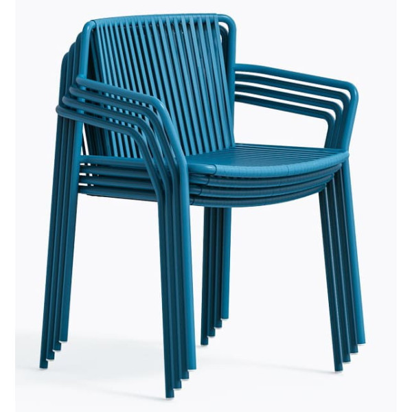 Стул уличный Pedrali Tribeca 3665/BL300E Синий-4