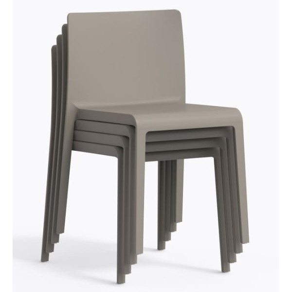 Пластиковий стілець Pedrali Volt 670/BE Сірий-4