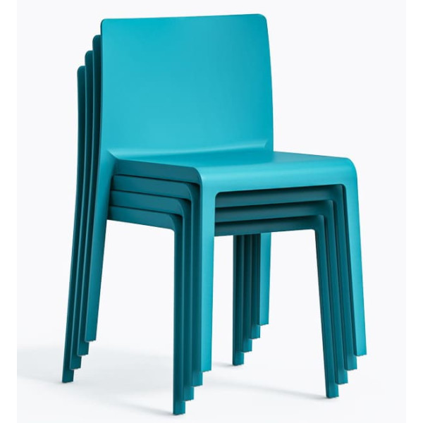 Пластиковий стілець Pedrali Volt 670/BL Синій-4