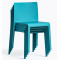 Пластиковий стілець Pedrali Volt 670/BL Синій-4-thumb