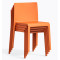 Пластиковий стілець Pedrali Volt 670/AR Помаранчевий-4-thumb