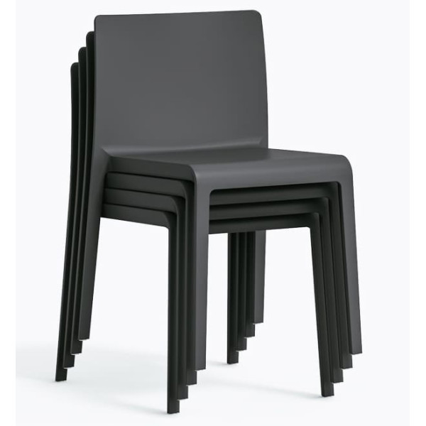Пластиковий стілець Pedrali Volt 670/GA Сірий-4