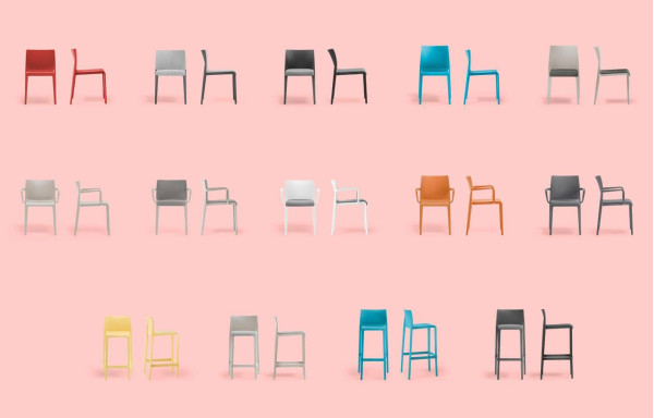 Пластиковый стул Pedrali Volt 670/NE Черный-13