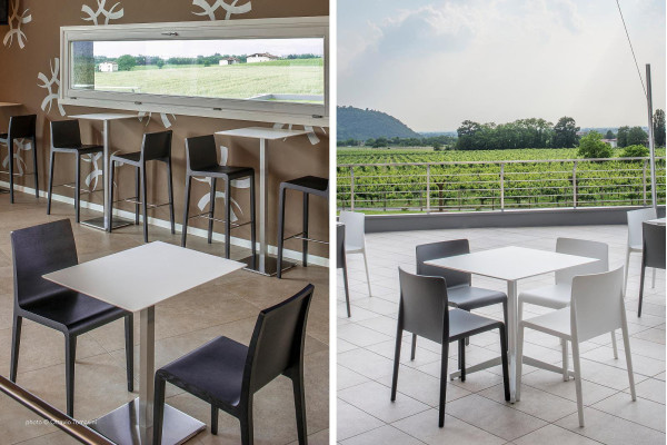 Пластиковый стул Pedrali Volt 670/NE Черный-19