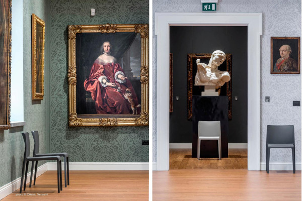 Пластиковий стілець Pedrali Volt 670/GA Сірий-8