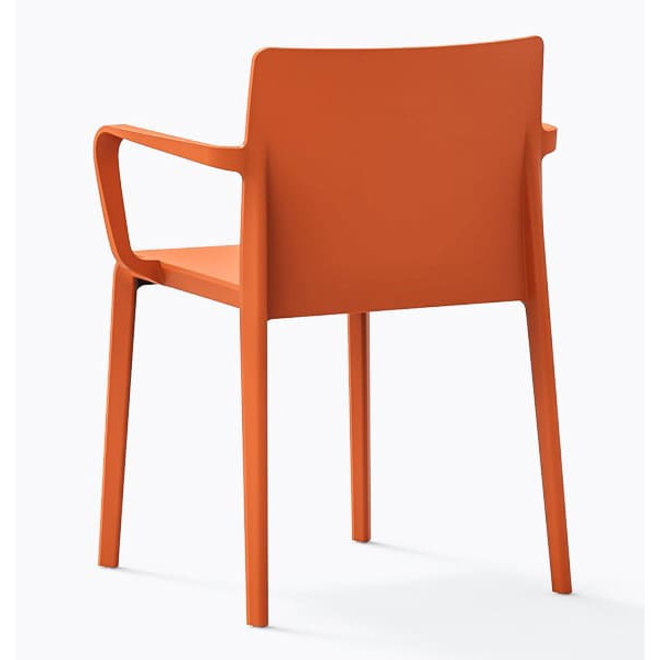 Пластиковий стілець Pedrali Volt 675/AR Помаранчевий-3