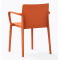 Пластиковий стілець Pedrali Volt 675/AR Помаранчевий-3-thumb
