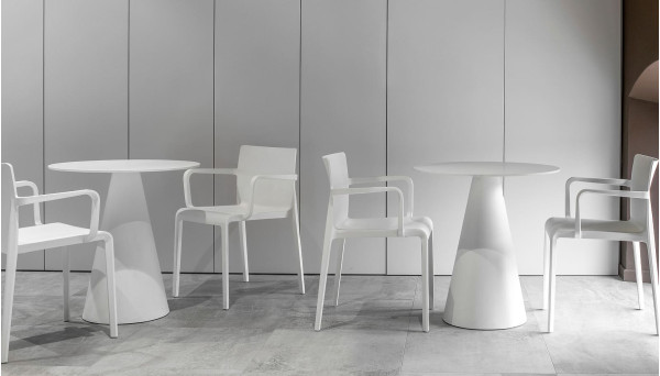 Пластиковий стілець Pedrali Volt 675/BI Білий-6