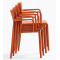 Пластиковий стілець Pedrali Volt 675/AR Помаранчевий-5-thumb