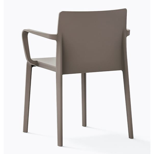 Пластиковий стілець Pedrali Volt 675/BE Сірий-3