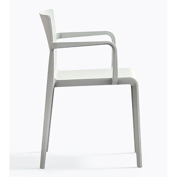 Пластиковий стілець Pedrali Volt 675/BI Білий-2