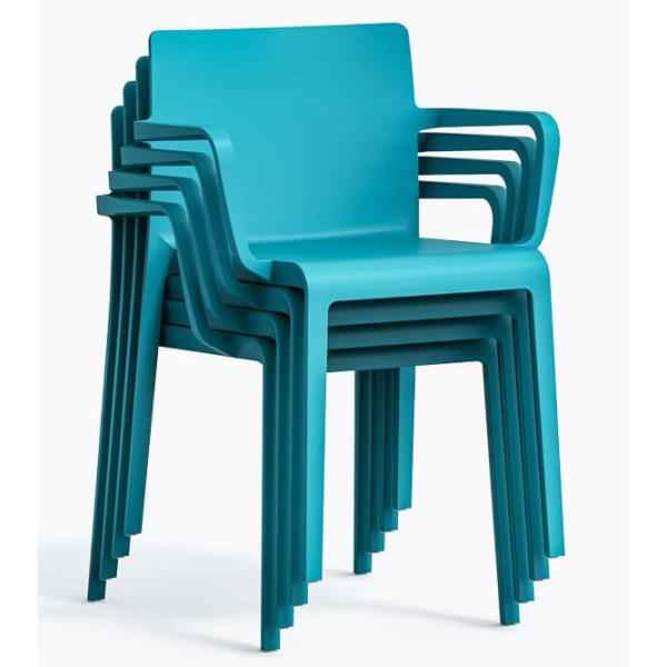 Пластиковий стілець Pedrali Volt 675/BL Синій-4