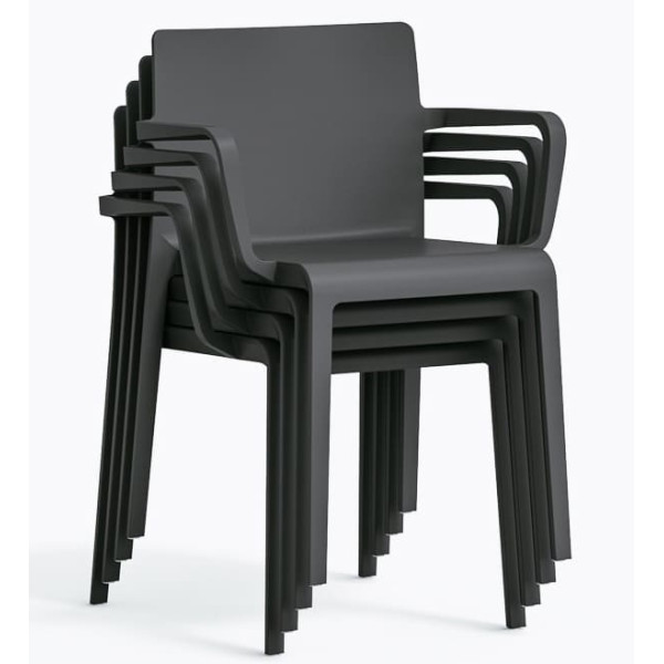 Пластиковый стул Pedrali Volt 675/GA Серый-4