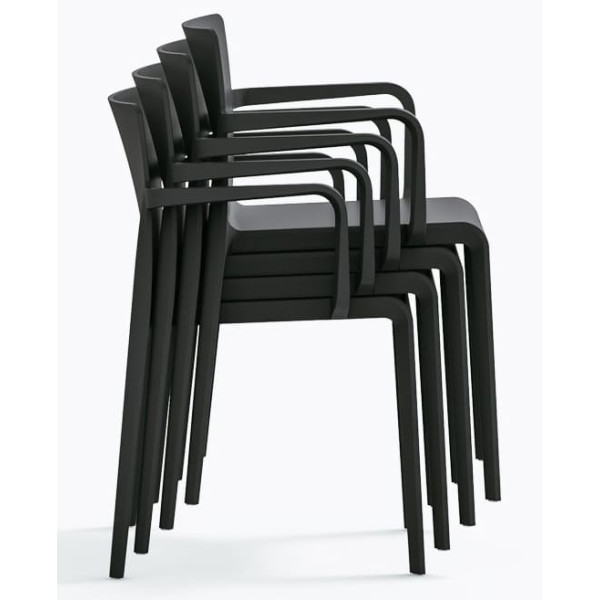 Пластиковый стул Pedrali Volt 675/GA Серый-5