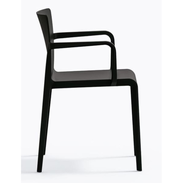 Пластиковий стілець Pedrali Volt 675/NE Чорний-2